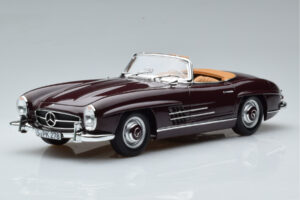 Mercedes 300 SL W198 Roadster Raudonas Norev 1:18