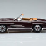 Mercedes 300 SL W198 Roadster Raudonas Norev 1:18 - image 5 of 8