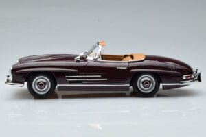 Mercedes 300 SL W198 Roadster Raudonas Norev 1:18 183891 Metalas - nuotrauka 5 iš 8