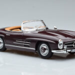 Mercedes 300 SL W198 Roadster Raudonas Norev 1:18 - image 6 of 8