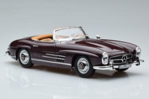 Mercedes 300 SL W198 Roadster Raudonas Norev 1:18 183891 Metalas - nuotrauka 6 iš 8