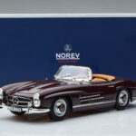 Mercedes 300 SL W198 Roadster Raudonas Norev 1:18 - image 8 of 8