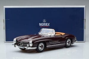 Mercedes 300 SL W198 Roadster Raudonas Norev 1:18 183891 Metalas - nuotrauka 8 iš 8