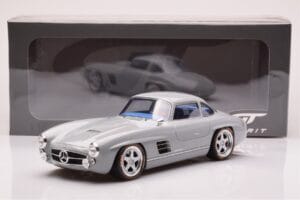 Mercedes 300 SL W198 Gullwing By S-Klub Pilkas GT Spirit 1:18 GT418 Derva - nuotrauka 6 iš 6