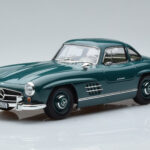 Mercedes 300 SL W198 Gullwing Žalias Norev 1:18