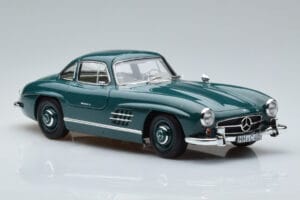 Mercedes 300 SL W198 Gullwing Žalias Norev 1:18 183851 Metalas - nuotrauka 5 iš 7