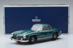 Mercedes 300 SL W198 Gullwing Žalias Norev 1:18 183851 Metalas - nuotrauka 7 iš 7