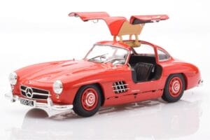 Mercedes 300 SL W198 Gullwing Raudonas Minichamps 1:18 110037211 Metalas - nuotrauka 2 iš 8