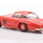 Mercedes 300 SL W198 Gullwing Raudonas Minichamps 1:18 - image 7 of 8