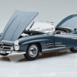 Mercedes 300 SL W198 Roadster Mėlynas Norev 1:18 - image 2 of 9