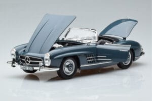 Mercedes 300 SL W198 Roadster Mėlynas Norev 1:18 B66040668 Metalas - nuotrauka 2 iš 9