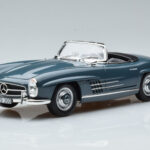 Mercedes 300 SL W198 Roadster Mėlynas Norev 1:18