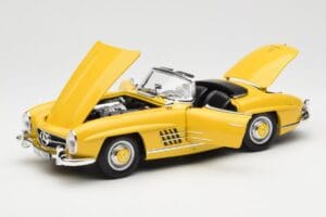 Mercedes 300 SL W198 Roadster Geltonas Norev 1:18 B66040669 Metalas - nuotrauka 2 iš 8