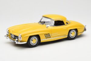 Mercedes 300 SL W198 Roadster Geltonas Norev 1:18