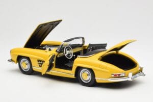 Mercedes 300 SL W198 Roadster Geltonas Norev 1:18 B66040669 Metalas - nuotrauka 5 iš 8