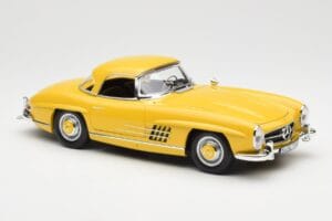 Mercedes 300 SL W198 Roadster Geltonas Norev 1:18 B66040669 Metalas - nuotrauka 6 iš 8