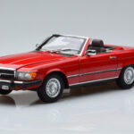 Mercedes 450 SL R107 US Versija Raudonas Norev 1:18