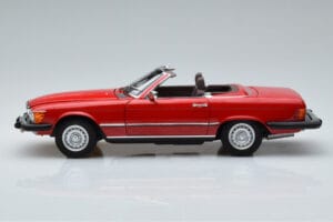 Mercedes 450 SL R107 US Versija Raudonas Norev 1:18 183729 Metalas - nuotrauka 5 iš 8