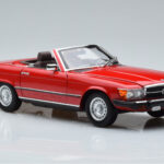 Mercedes 450 SL R107 US Versija Raudonas Norev 1:18 - image 6 of 8