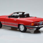 Mercedes 450 SL R107 US Versija Raudonas Norev 1:18 - image 7 of 8
