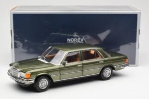 Mercedes 450SEL 6.9 W116 Žalias Metalinis Norev 1:18 183455 Metalas - nuotrauka 8 iš 8