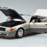 Mercedes 500 SL R129 Smoke Sidabrinis Norev 1:18 183719 Metalas - image 2 of 7