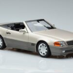 Mercedes 500 SL R129 Smoke Sidabrinis Norev 1:18 183719 Metalas - image 5 of 7