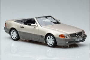 Mercedes 500 SL R129 Smoke Sidabrinis Norev 1:18 183719 Metalas - nuotrauka 5 iš 7