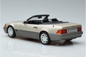 Mercedes 500 SL R129 Smoke Sidabrinis Norev 1:18 183719 Metalas - nuotrauka 6 iš 7