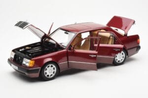 Mercedes 500E W124 Raudonas Metallic Pardavėjo Leidimas Norev 1:18 B66040699 Metalas - nuotrauka 2 iš 8