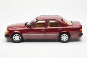 Mercedes 500E W124 Raudonas Metallic Pardavėjo Leidimas Norev 1:18 B66040699 Metalas - nuotrauka 4 iš 8