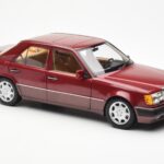 Mercedes 500E W124 Raudonas Metallic Pardavėjo Leidimas Norev 1:18 - image 6 of 8