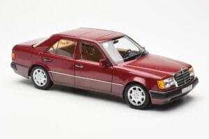 Mercedes 500E W124 Raudonas Metallic Pardavėjo Leidimas Norev 1:18 B66040699 Metalas - nuotrauka 6 iš 8