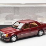 Mercedes 500E W124 Raudonas Metallic Pardavėjo Leidimas Norev 1:18 - image 8 of 8