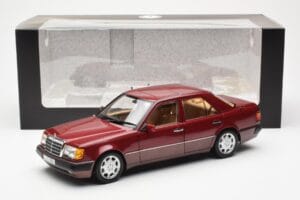 Mercedes 500E W124 Raudonas Metallic Pardavėjo Leidimas Norev 1:18 B66040699 Metalas - nuotrauka 8 iš 8