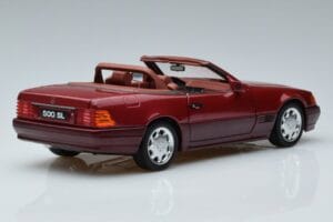 Mercedes 500 SL R129 Riboto Tiražo Leidimas Norev 1:18 183716 Metalas - nuotrauka 3 iš 7