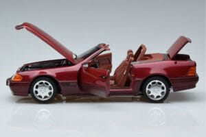Mercedes 500 SL R129 Riboto Tiražo Leidimas Norev 1:18 183716 Metalas - nuotrauka 4 iš 7