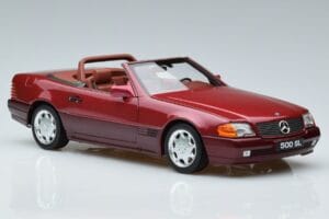 Mercedes 500 SL R129 Riboto Tiražo Leidimas Norev 1:18 183716 Metalas - nuotrauka 5 iš 7