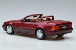 Mercedes 500 SL R129 Riboto Tiražo Leidimas Norev 1:18 183716 Metalas - nuotrauka 6 iš 7
