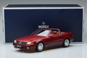 Mercedes 500 SL R129 Riboto Tiražo Leidimas Norev 1:18 183716 Metalas - nuotrauka 7 iš 7