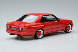 Mercedes 560 SEC W126 Widebody Raudonas Otto 1:18 OT995 Derva - nuotrauka 2 iš 6