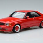 Mercedes 560 SEC W126 Widebody Raudonas Otto 1:18 OT995 Derva