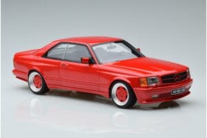 Mercedes 560 SEC W126 Widebody Raudonas Otto 1:18 OT995 Derva - nuotrauka 4 iš 6