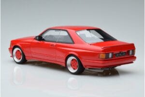 Mercedes 560 SEC W126 Widebody Raudonas Otto 1:18 OT995 Derva - nuotrauka 5 iš 6