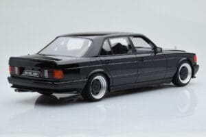 Mercedes 560 SEL AMG W126 Obsidian Juodas Otto 1:18 OT297 Derva - nuotrauka 2 iš 6