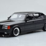 Mercedes 560 SEL AMG W126 Obsidian Juodas Otto 1:18