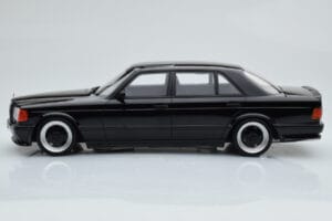 Mercedes 560 SEL AMG W126 Obsidian Juodas Otto 1:18 OT297 Derva - nuotrauka 3 iš 6