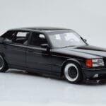 Mercedes 560 SEL AMG W126 Obsidian Juodas Otto 1:18 - image 4 of 6