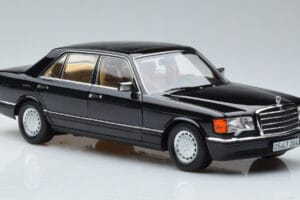 Mercedes 560 SEL W126 Juodas Norev 1:18 183793 Metalas - nuotrauka 5 iš 7