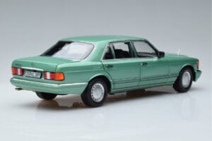 Mercedes 560 SEL W126 Šviesiai Žalias Norev 1:18 183469 Metalas - nuotrauka 3 iš 7